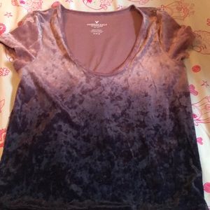 Ombré Velvet Top